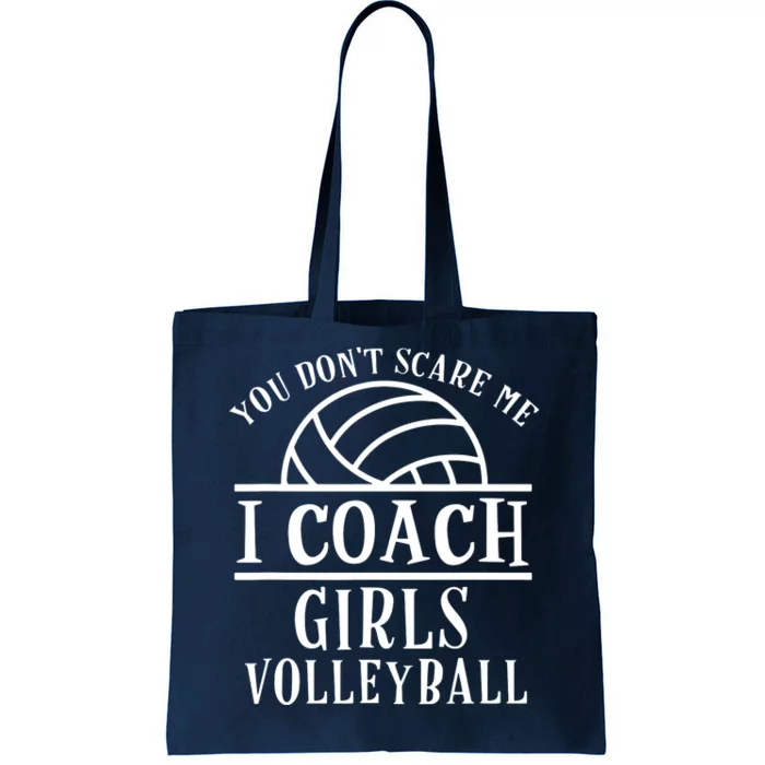 Funny Volleyball Coach I Coach Girl Volleyball Coach Tote Bag