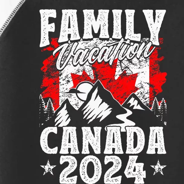 Family Vacation Canada 2024 Summer Vacation Toddler Fine Jersey T-Shirt