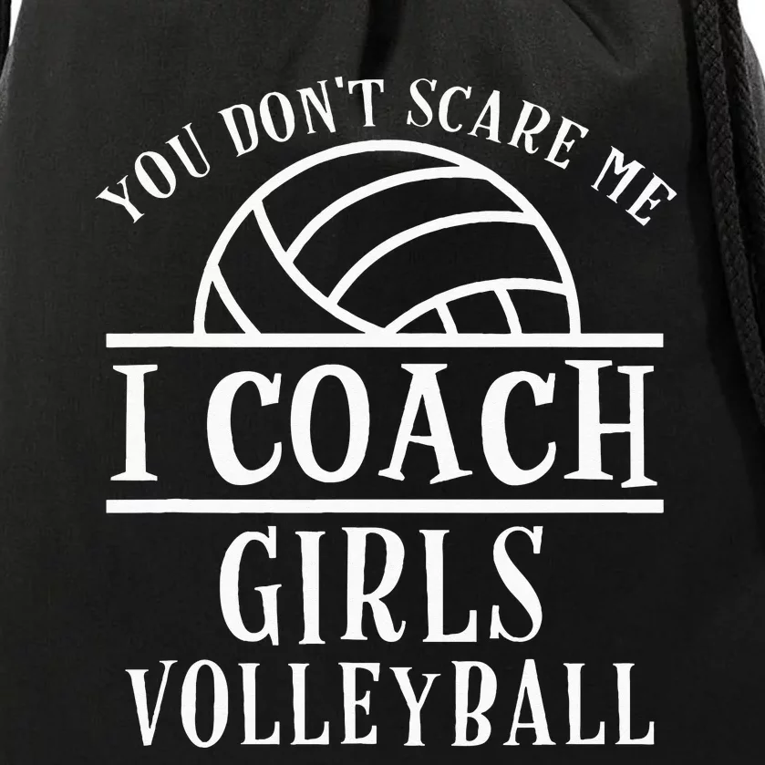 Funny Volleyball Coach I Coach Volleyball Coach Drawstring Bag