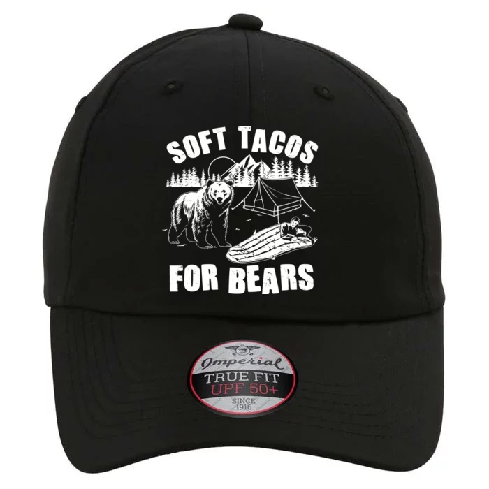 Funny Vintage Camping Soft Tacos For Bears The Original Performance Cap