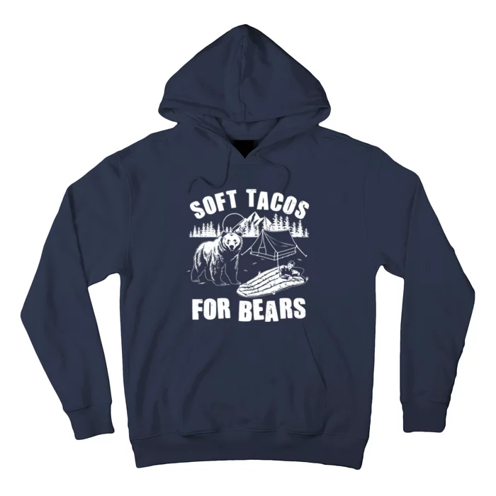 Funny Vintage Camping Soft Tacos For Bears Hoodie