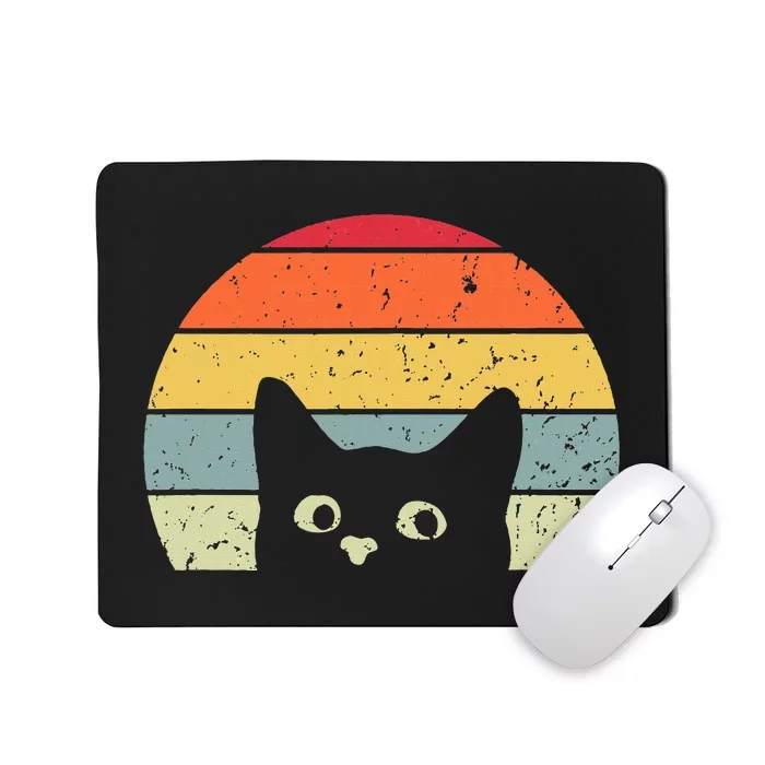 Funny Vintage Cat Retro Cat Mousepad