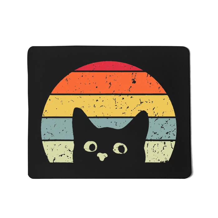 Funny Vintage Cat Retro Cat Mousepad