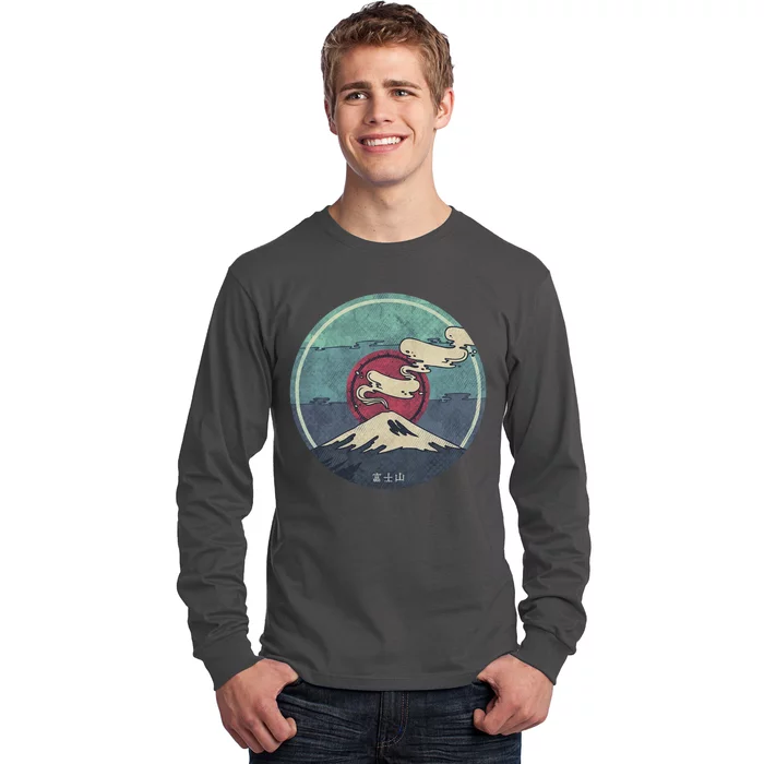 Fuji Volcano Classic Retro Long Sleeve Shirt