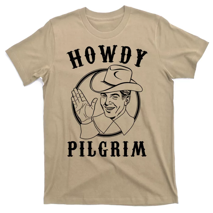 Funny Vintage Cowboy Howdy Pilgrim T-Shirt