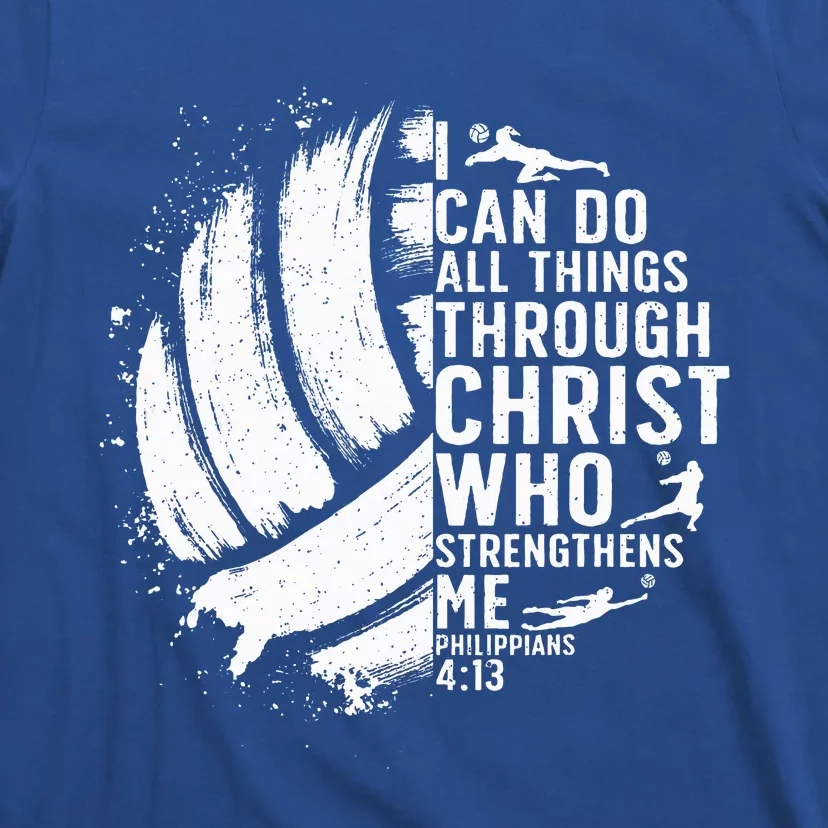 Funny Volleyball Christian Design T-Shirt