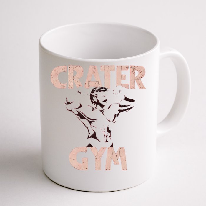 Funny Vintage Crater Gym Front & Back Coffee Mug