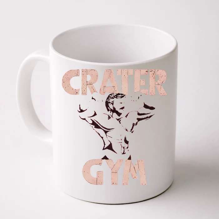 Funny Vintage Crater Gym Front & Back Coffee Mug