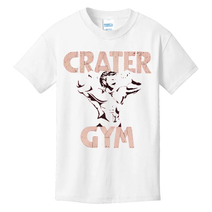 Funny Vintage Crater Gym Kids T-Shirt