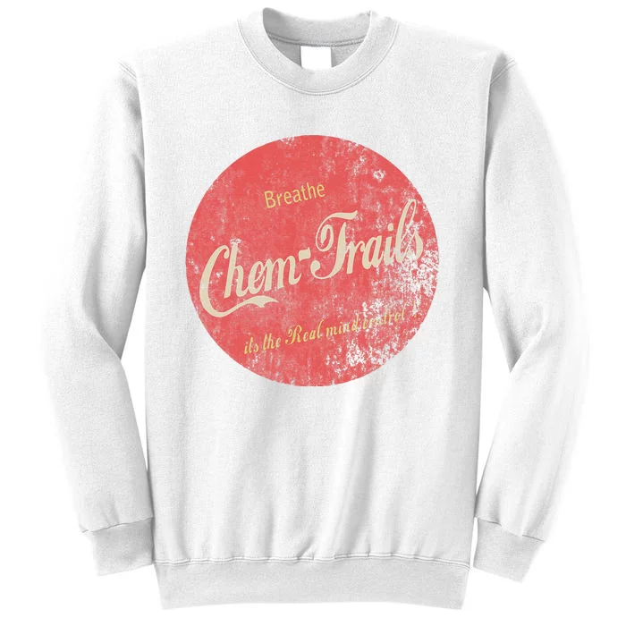 Funny Vintage Chemtrails Cola Aviation Pilots Sweatshirt