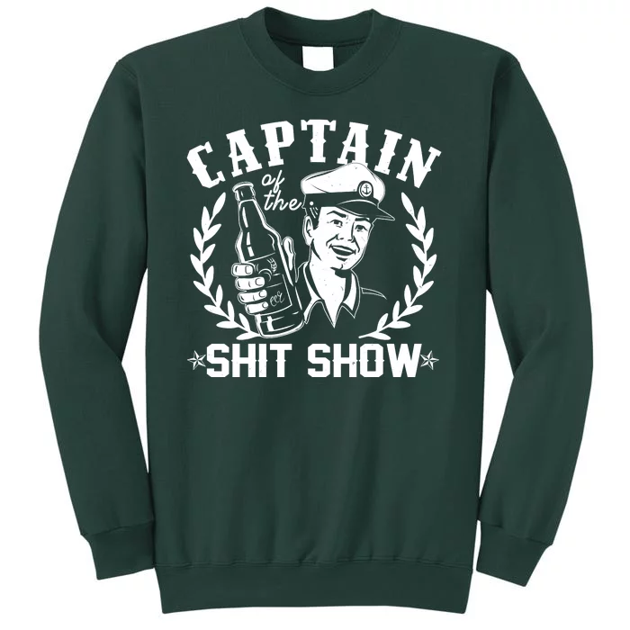 Funny Vintage Captain Of The Shit Show Sweatshirt