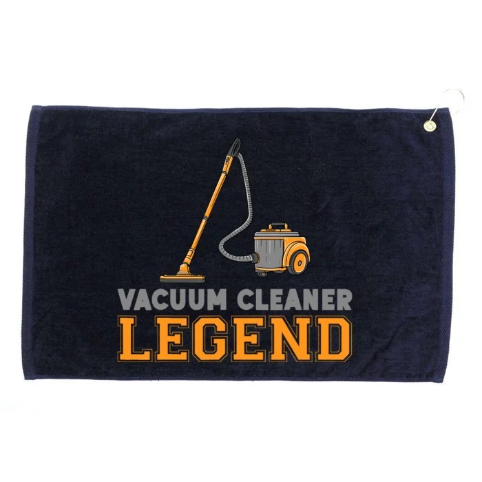 Funny Vacuum Cleaner Legend Housekeeping Hoover Cleaning Grommeted Golf Towel