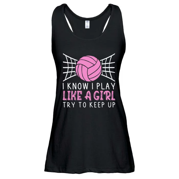 Funny Volleyball Design For Women Volleyball Player Ladies Essential Flowy Tank