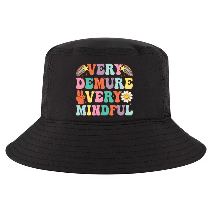 Funny Very Demure Very Mindful Trend Demure & Mindful Cool Comfort Performance Bucket Hat