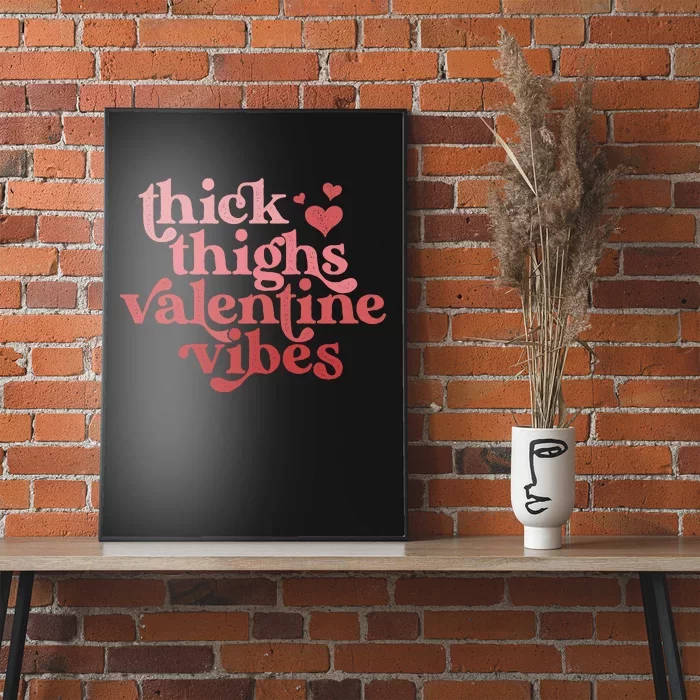 Funny Valentines Day Valentine Vibes Poster