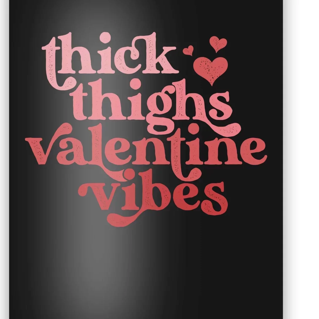 Funny Valentines Day Valentine Vibes Poster