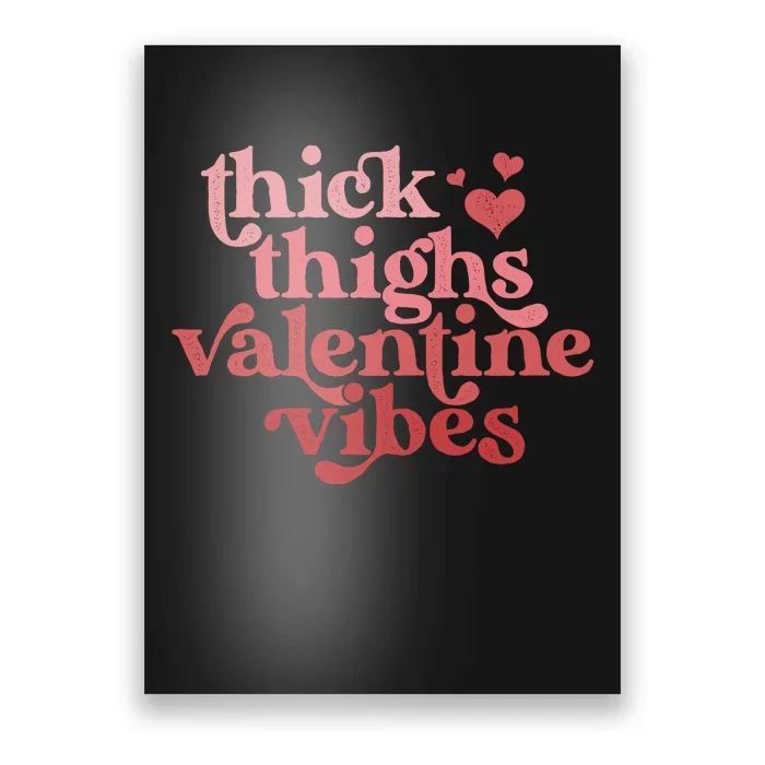 Funny Valentines Day Valentine Vibes Poster