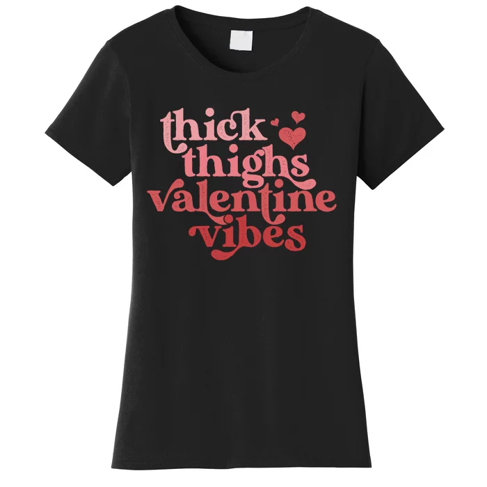 Funny Valentines Day Valentine Vibes Women's T-Shirt