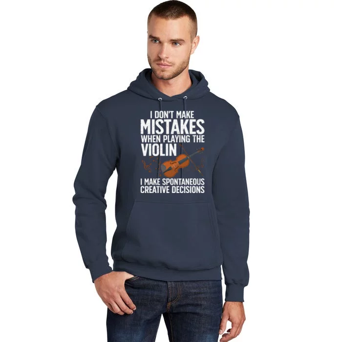 Funny Violin Design Orchestra Violin Player Tall Hoodie