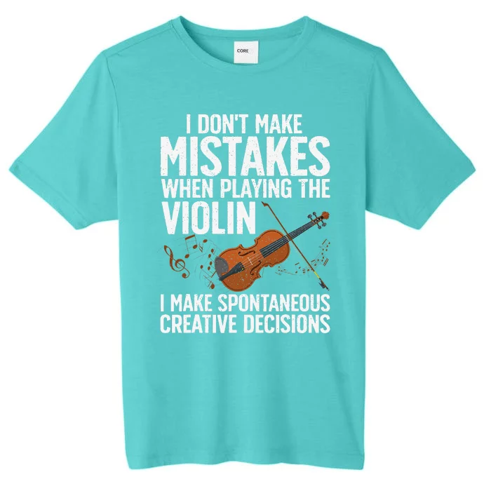 Funny Violin Design Orchestra Violin Player ChromaSoft Performance T-Shirt