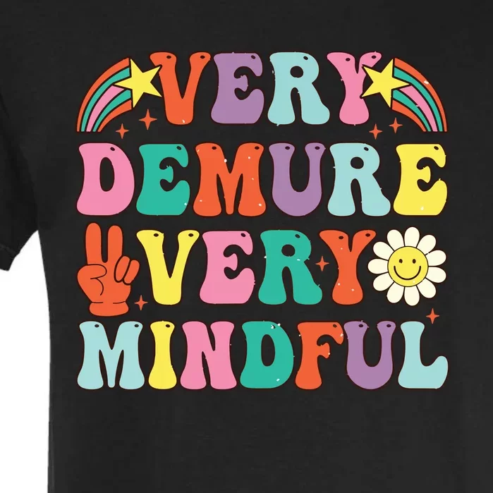 Funny Very Demure Very Mindful Trend Demure Mindful Retro Garment-Dyed Heavyweight T-Shirt