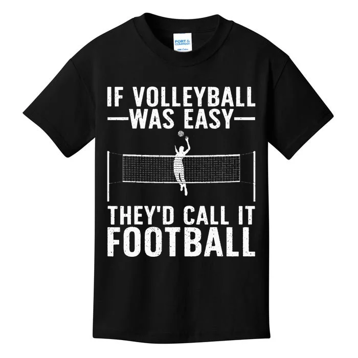 Funny Volleyball Design For Kids Volleyball Lover Kids T-Shirt