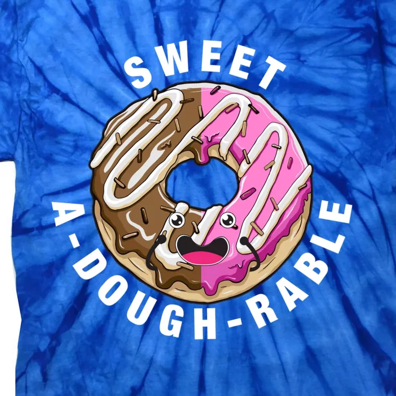 Funny Valentine's Day Agiftdoughgiftrable Adorable Food Donut Puns Gift Tie-Dye T-Shirt