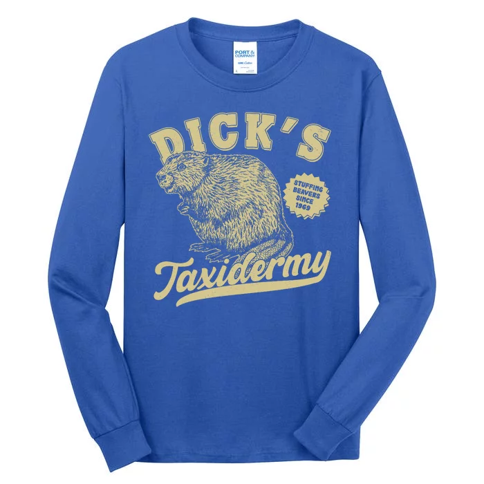 Funny Vintage Dick's Taxidermy Tall Long Sleeve T-Shirt