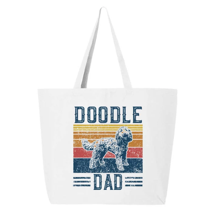 Funny Vintage Doodle Dad Aussie Doodle & Goldendoodle 25L Jumbo Tote