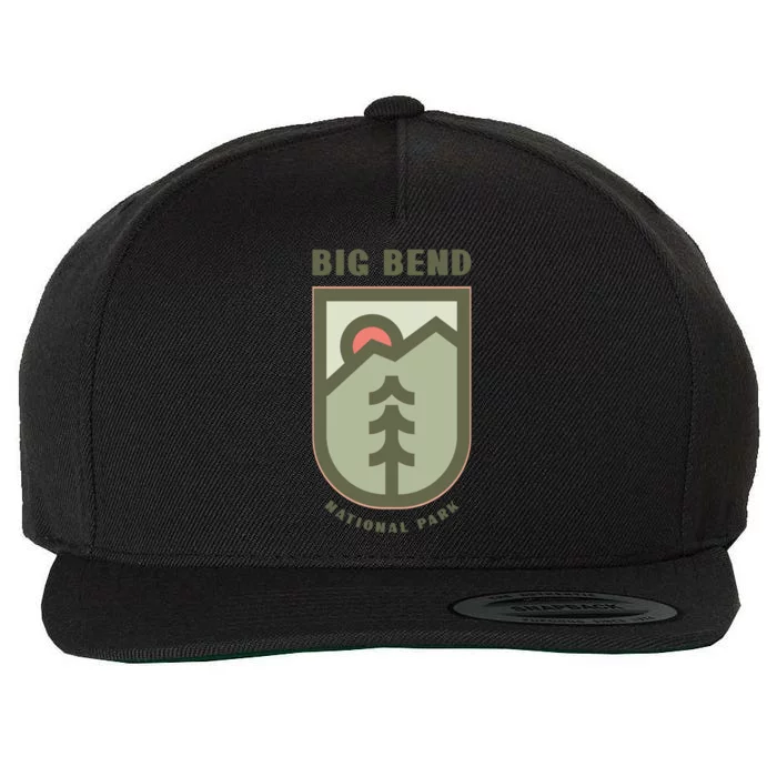 Family Vacation Design Funny Gift Big Bend National Park Gift Wool Snapback Cap