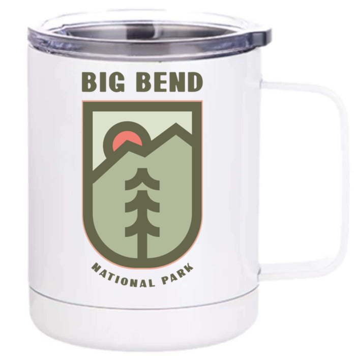 Family Vacation Design Funny Gift Big Bend National Park Gift Front & Back 12oz Stainless Steel Tumbler Cup