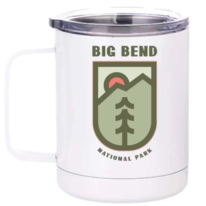 Family Vacation Design Funny Gift Big Bend National Park Gift Front & Back 12oz Stainless Steel Tumbler Cup