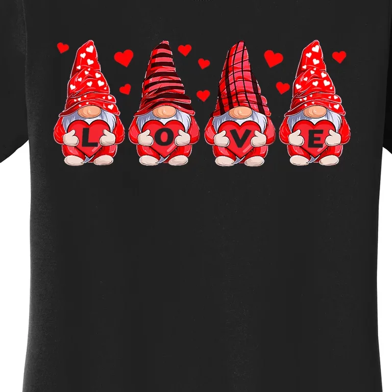 Funny Valentines Day Gnome Women's T-Shirt