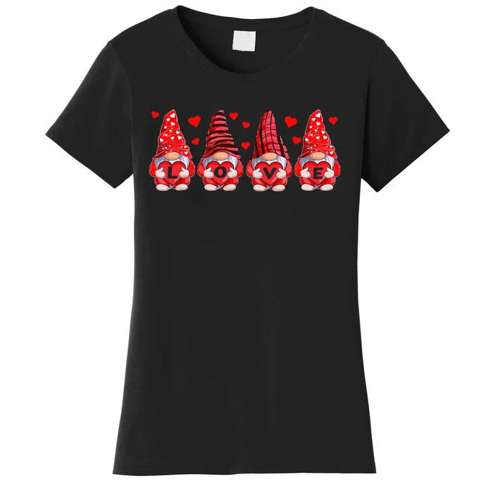 Funny Valentines Day Gnome Women's T-Shirt