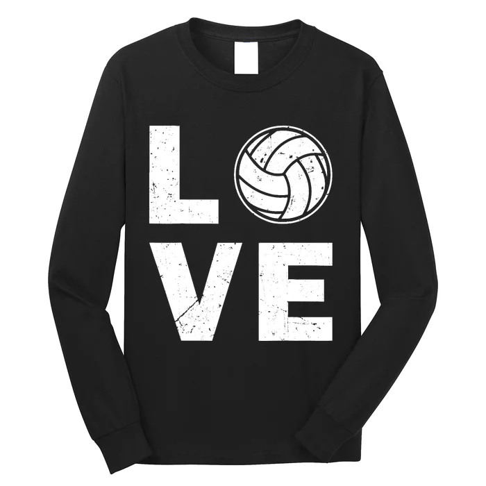 Funny Volleyball Design For Ball Volleyball Player Long Sleeve Shirt