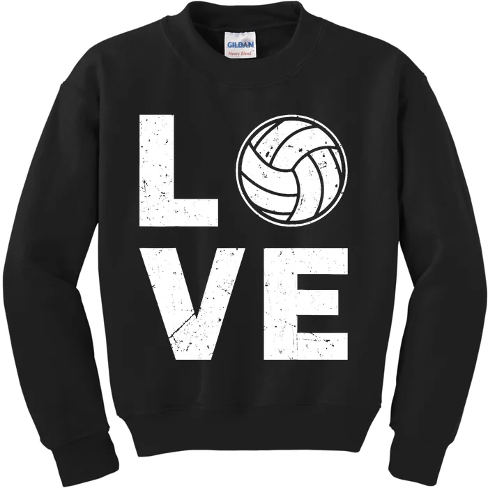 Funny Volleyball Design For Ball Volleyball Player Kids Sweatshirt