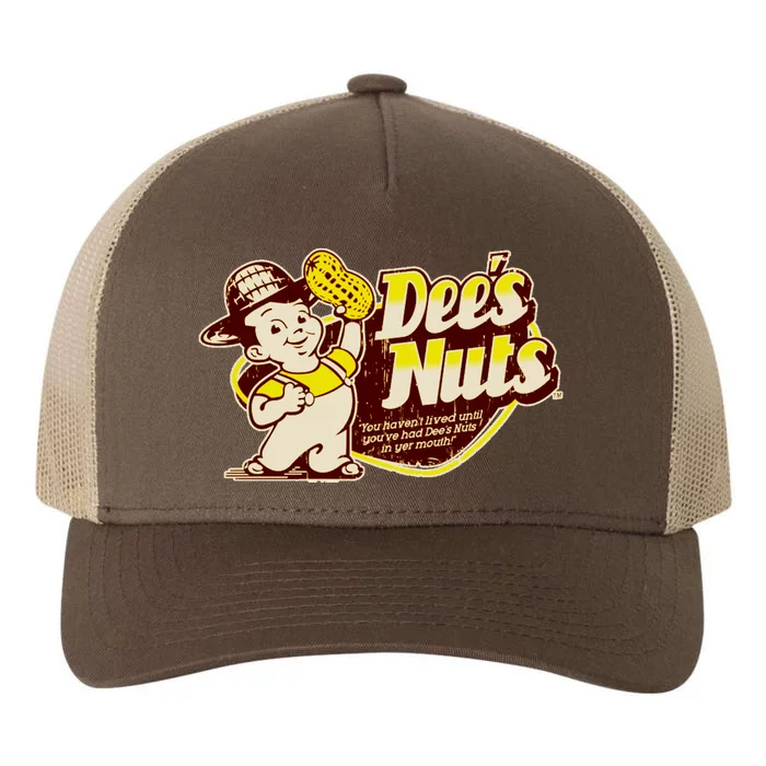 Funny Vintage Dee's Nuts Logo Yupoong Adult 5-Panel Trucker Hat