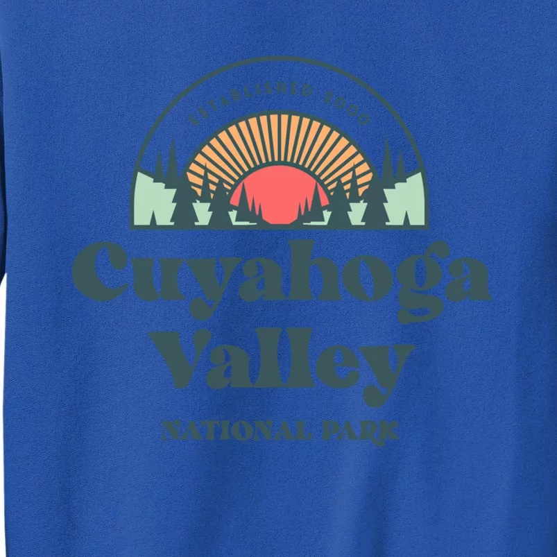 Family Vacation Design Cute Gift Retro Cuyahoga Valley National Park Gift Tall Sweatshirt