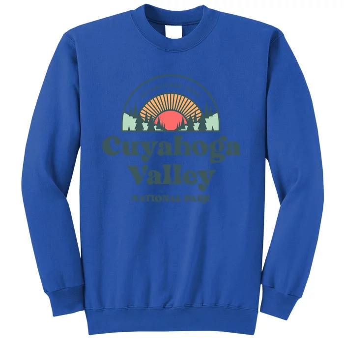 Family Vacation Design Cute Gift Retro Cuyahoga Valley National Park Gift Tall Sweatshirt