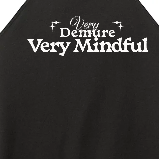 Funny Very Demure Very Mindful Trend Gen Z Trendy Parody Women’s Perfect Tri Rocker Tank