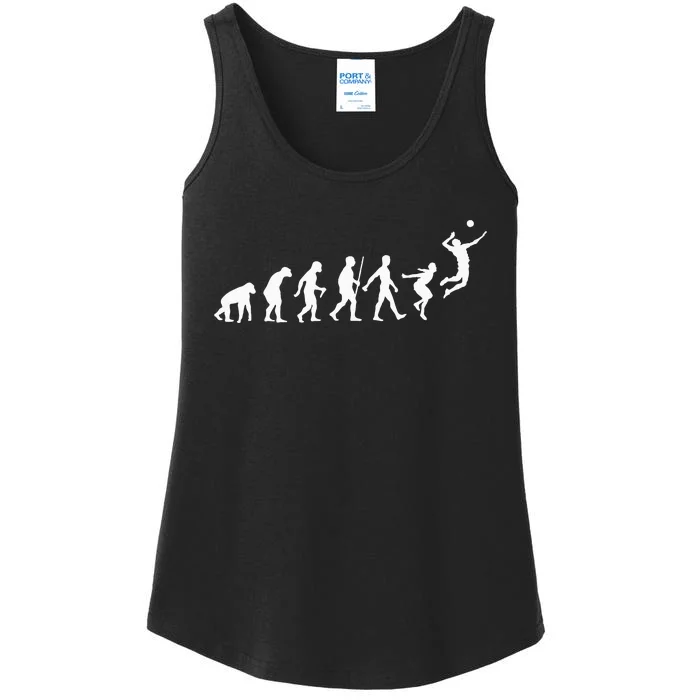 Funny Volleyball Design For Women Ball Sports Athletes Ladies Essential Tank