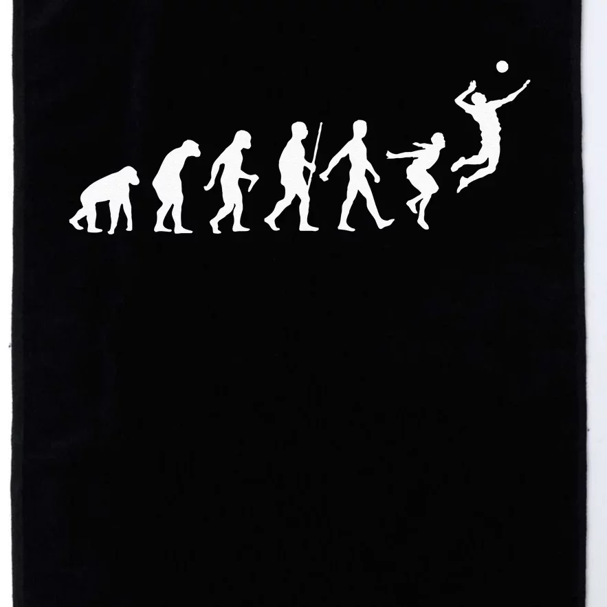 Funny Volleyball Design For Women Ball Sports Athletes Platinum Collection Golf Towel