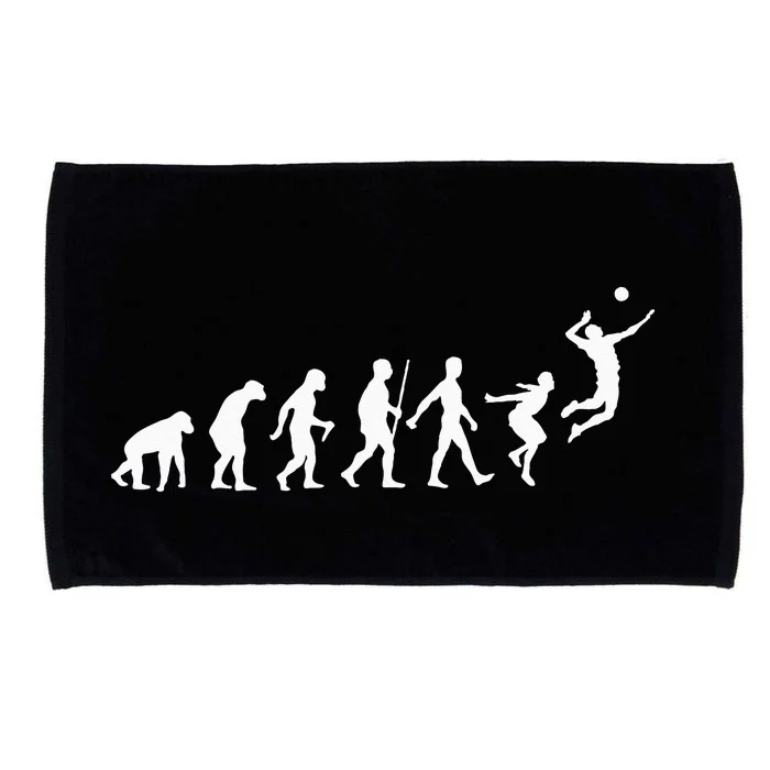 Funny Volleyball Design For Women Ball Sports Athletes Microfiber Hand Towel