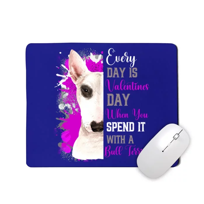 Funny Valentines Day Bull Terrier Mom Mother Cute Pink Bully Great Gift Mousepad