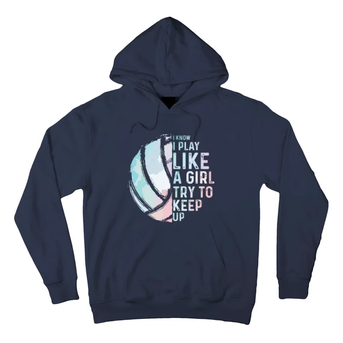 Funny Volleyball Design Teen Sports Lovers Hoodie