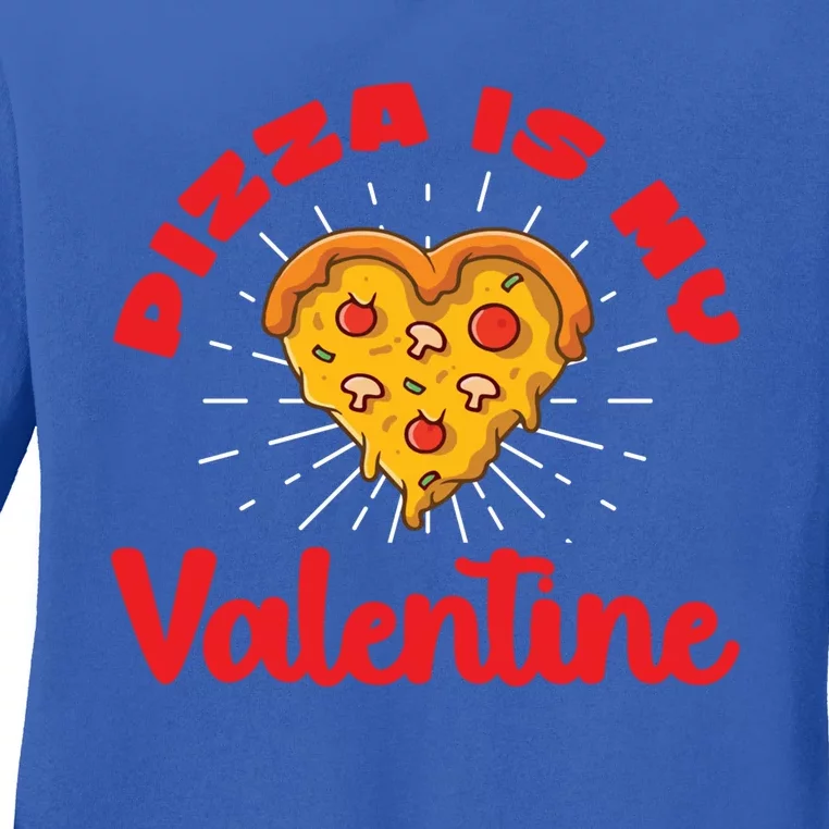 Funny Valentine's Day Pizza Lovers Pizza Chefs Pizza Party Funny Gift Ladies Long Sleeve Shirt