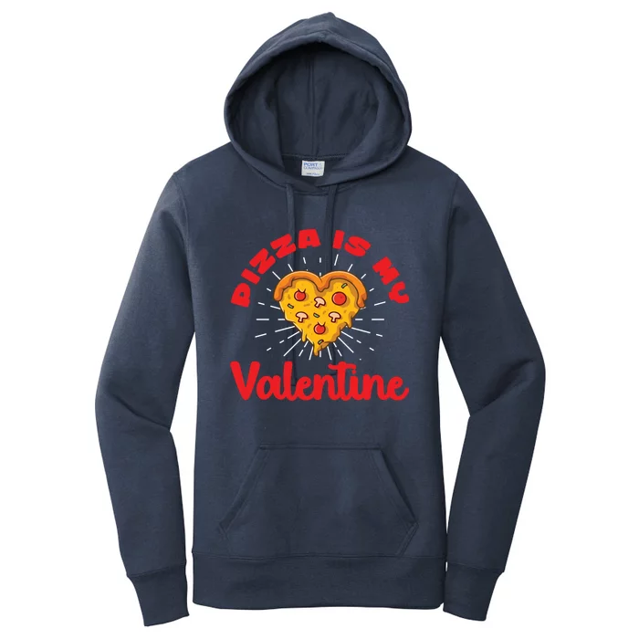 Funny Valentine's Day Pizza Lovers Pizza Chefs Pizza Party Funny Gift Women's Pullover Hoodie