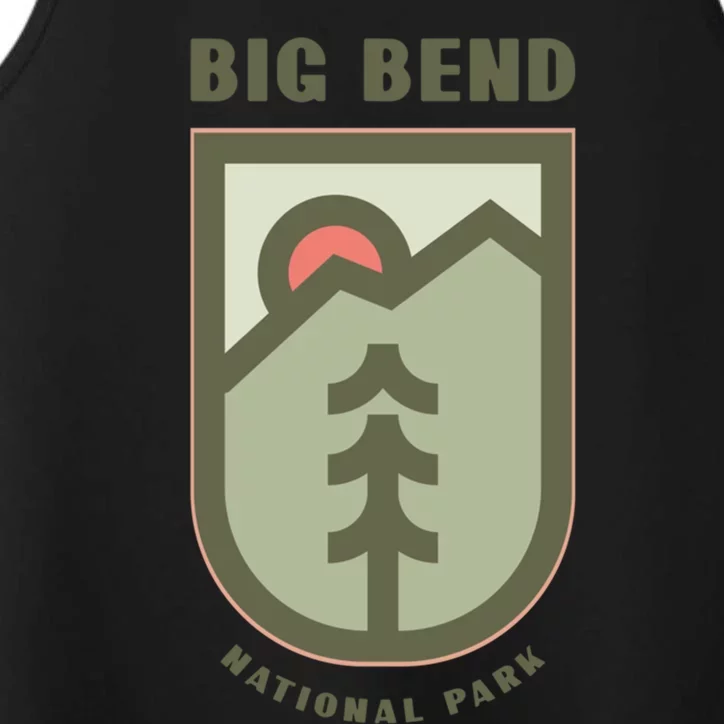 Family Vacation Design Great Gift Big Bend National Park Gift Performance Tank