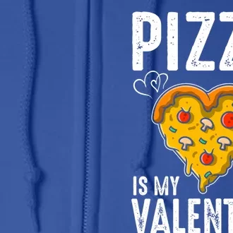 Funny Valentine's Day Pizza Makers Pizza Chefs Pizza Party Funny Gift Full Zip Hoodie