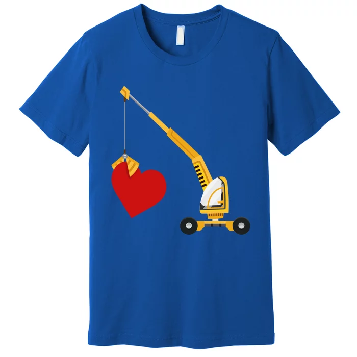 Funny Valentine Day Gift Truck Love Gift Premium T-Shirt